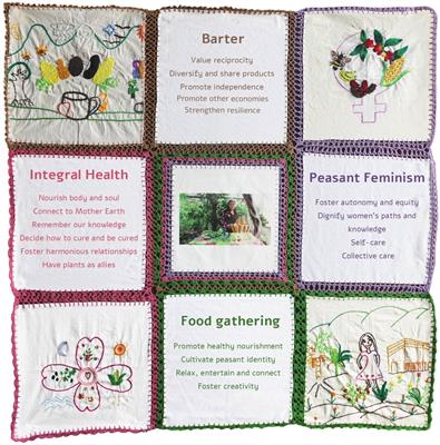 Embroidering care and reciprocity: contributions to food sovereignty by feminist peasant women from the mountains of Veracruz, Mexico